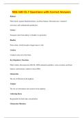 NSG 530 Ch&period;7 Questions with Correct Answers