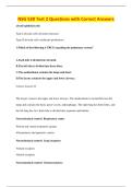 NSG 530 Test 2 Questions with Correct Answers