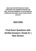 WGU D236 Pathophysiology Exam &vert; Questions & Verified Answers with Detailed Rationales &vert; Comprehensive D236 Exam Review Study Guide PDF &vert; 2026&sol;2027