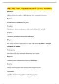 NSG 530 Exam 1 Questions with Correct Answers