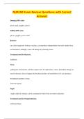 NUR150 Exam Review Questions with Correct&NewLine;Answers