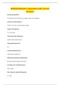 NUR150 Module 2 Questions with Correct&NewLine;Answers
