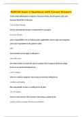 NUR150 Exam 2 Questions with Correct Answers