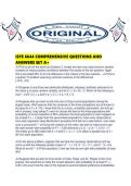 ISYE 6644 COMPREHENSIVE QUESTIONS AND ANSWERS SET A&period;pdf
