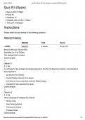 HST 309 Quiz 5&colon; Spain &ndash; Exploration and Empire &vert; 15 Questions with Correct Answers &vert; Verified 30&sol;30 &vert; Summer 2026&NewLine;