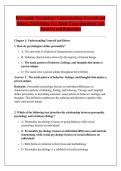 Personality Psychology&colon; Understanding Yourself and &NewLine;Others&comma; 3rd Edition Test Bank Exam Questions with &NewLine;Answers and Rationales 