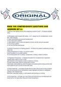 RNSG 1105 COMPREHENSIVE QUESTIONS AND ANSWERS SET A&period;pdf