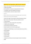 BUNDLE OF NUR 242 QUESTIONS WITH 100&percnt; VERIFIED CORRECT ANSWERS