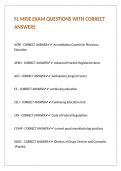 FL MPJE EXAM QUESTIONS WITH CORRECT ANSWERS 