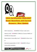 CSIA Certification Exam Questions and Correct Answers &lpar;150&plus; Questions&rpar; &vert; Draft&comma; Chimney Inspection&comma; NFPA 211&comma; Venting Systems&comma; Creosote & Fireplace Safety &vert; Chimney Safety Institute of America &lpar;CSIA&rpar;