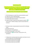 Neurobiology 5357 &NewLine;Comprehensive Resource To Help You Ace 2026-2027 Exams &NewLine;Includes Frequently Tested Questions With ELABORATED &NewLine;100&percnt; Correct COMPLETE SOLUTIONS &NewLine;Guaranteed Pass First Attempt&excl;&excl; Current Update&excl;&excl;