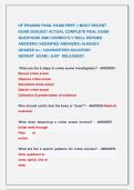 UF PHA6936 FINAL EXAM PREP &vert;&vert; MOST RECENT &NewLine;EXAM 2026&vert;2027 ACTUAL COMPLETE REAL EXAM &NewLine;QUESTIONS AND CORRECTLY WELL DEFINED &NewLine;ANSWERS &lpar;VEERIFIED ANSWERS&rpar; ALREADY &NewLine;GRADED A&plus; &vert; GUARANTEED SUCCESS&excl;&excl;               &NewLine;NEWEST  EXAM &vert; JUST  RELEASED&excl;&excl;