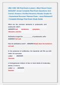 UNLV BIO 189 Final Exam &lpar;Latest&rpar; &vert;&vert; Most Recent Exam &NewLine;2026&vert;2027 Actual Complete Real Exam Questions And &NewLine;Correct Answers &lpar;Verified Answers&rpar; Already Graded A&plus; &NewLine;&vert; Guaranteed Success&excl;&excl; Newest Exam &vert; Jusst Released&excl;&excl; &NewLine;&vert; Complete Biology Final Exam Study G