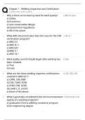 Ch&period; 1 Welding Inspection & Certification Study Guide &sol; Score 100&percnt; &sol; 2026 Update &sol; New Version &sol; Test Bank & Practice Questions&NewLine;&NewLine;&NewLine;