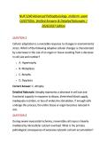 NUR 5240 Advanced Pathophysiology  midterm  exam &NewLine;QUESTIONs&comma; Verified Answers & Detailed Rationales &vert; &NewLine;2026&sol;2027 Edition