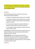 NUR 5240 Advanced Pathophysiology Final Exam &vert; Complete &NewLine;Practice QUESTIONs&comma; Verified Answers & Detailed Rationales &vert; &NewLine;Latest 2026&sol;2027 Edition 