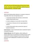 NUR 5240 Advanced Pathophysiology Ultimate Exam Review &NewLine;Bundle &vert; Final Exam Practice QUESTIONs&comma; Verified Answers & &NewLine;Detailed Rationales &vert; 2026&sol;2027 Edition  