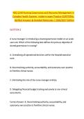 NSG 5240 Nursing Governance and Resource Management in &NewLine;Complex Health Systems  midterm exam Practice QUESTIONs&comma; &NewLine;Verified Answers & Detailed Rationales &vert; 2026&sol;2027 Edition 