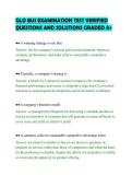 GLO BUS EXAMINATION TEST VERIFIED&NewLine;QUESTIONS AND SOLUTIONS GRADED A&plus;