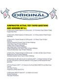 JUMPMASTER ACTUAL TEST PAPER QUESTIONS AND ANSWERS SET A&period;pd