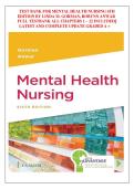 TEST BANK &vert; Mental Health Nursing&comma; 6th Edition by Linda M&period; Gorman & Robynn Anwar &vert; Complete Chapters 1&ndash;22 &vert; Verified Questions & Rationales