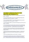 CSX FREIGHT CONDUCTOR PRACTICE EXAM QUESTIONS AND ANSWERS SET A&period;pdf