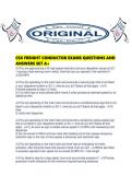 CSX FREIGHT CONDUCTOR EXAMS QUESTIONS AND ANSWERS SET A&period;pdf&NewLine;&NewLine;1&period; Document information