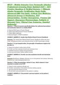 MICP &ndash; Mobile Intensive Care Paramedic &lpar;Alaska&rpar; Professional Licensing Exam Updated 2026 &vert; 350&plus; Practice Questions & Verified Answers &vert; Ultimate Alaska Paramedic Certification Study Guide&comma; Advanced EMS Test Bank&comma; Critical Care Medicine&comma; Advanced Airway & 