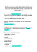 California Dental Hygiene Law and Ethics &lpar;Part I&rpar; 2025 Exam Questions with Verified Solutions