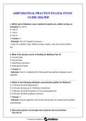 AHIP 2026 FINAL PRACTICE EXAM &NewLine;STUDY GUIDE 2026 PDF&NewLine;ACTUAL  EXAM  QUESTIONS  