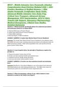 MICP &ndash; Mobile Intensive Care Paramedic &lpar;Alaska&rpar; Comprehensive Board Review Updated 2026 &vert; 300&plus; Practice Questions & Verified Answers &vert; Elite Alaska Paramedic Certification Study Guide&comma; Advanced Mobile Intensive Care Exam Prep&comma; Critical Care Transport&comma; Adv