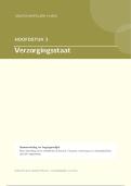 Samenvatting Maatschappijleer &vert; Verzorgingsstaat &vert; HAVO