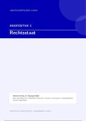 Samenvatting Maatschappijleer&vert; Rechtstaat&vert; HAVO