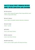 IAAI FIT EXAM SCRIPT PREMIUM REVIEW&NewLine;SHEET TESTED QUESTIONS AND ANSWERS&NewLine;