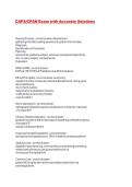 CAPA&sol;CPAN Exam with Accurate Solutions
