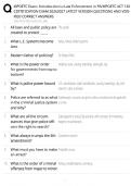 MPOETC Act 120 Exam &sol; Score 100&percnt; &sol; 2025 Study Guide &sol; PA Law Enforcement Prep