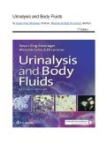 Test Bank - Urinalysis and Body Fluids&comma; 7th Edition &lpar;Strasinger&comma; 2021&rpar;&comma; Chapter 1-17 Fully Covered 2026&sol;2027