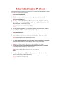 Relias Medical-Surgical RN A Exam &ndash; Complete Test &lpar;2 Sets&rpar; &ndash; 150 Practice Questions with Answers & Rationales&NewLine;