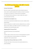 Psy 5330 Exam Questions with 100&percnt; Correct&NewLine;Answers