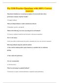 Psy 5330 Practice Questions with 100&percnt; Correct&NewLine;Answers
