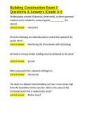 Building Construction Exam 3 Questions & Answers &lpar;Grade A&plus;&rpar;&period;docx&NewLine;&NewLine;