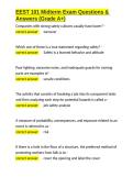 EEST 101 Midterm Exam Questions & Answers &lpar;Grade A&plus;&rpar;&period;docx&NewLine;&NewLine;