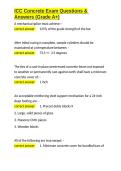 ICC Concrete Exam Questions & Answers &lpar;Grade A&plus;&rpar;&period;docx&NewLine;&NewLine;