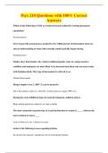 Psyc 210 Questions with 100&percnt; Correct&NewLine;Answers