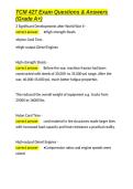 TCM 427 Exam Questions & Answers &lpar;Grade A&plus;&rpar;&period;docx&NewLine;&NewLine;