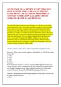 APUSH FINAL EXAM REVIEW &lpar;EVERYTHING YOU &NewLine;NEED TO KNOW TO PASS THE AP US HISTORY &NewLine;EXAM&rpar; 300 ACTUAL QUESTIONS AND CORRECT &NewLine;ANSWERS WITH RATIONALE LATEST UPDATE &NewLine;ALREADY GRADED A&plus; ASSURED PASS