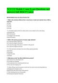 NCCCO Mobile Crane Exam Questions and answers&vert; fall 2026&sol;27 Latest&NewLine;