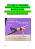 TEST BANK &vert; Fundamentals of Anatomy & Physiology&comma; 11th Edition by Frederic H&period; Martini &vert; Complete Chapters 1&ndash;29 &vert; Verified Questions&comma; Diagrams & Rationales
