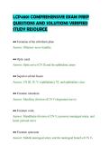 LCP4801 COMPREHENSIVE EXAM PREP&NewLine;QUESTIONS AND SOLUTIONS VERIFIED&NewLine;STUDY RESOURCE