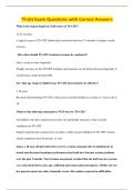 Tf-cbt Exam Questions with Correct Answers